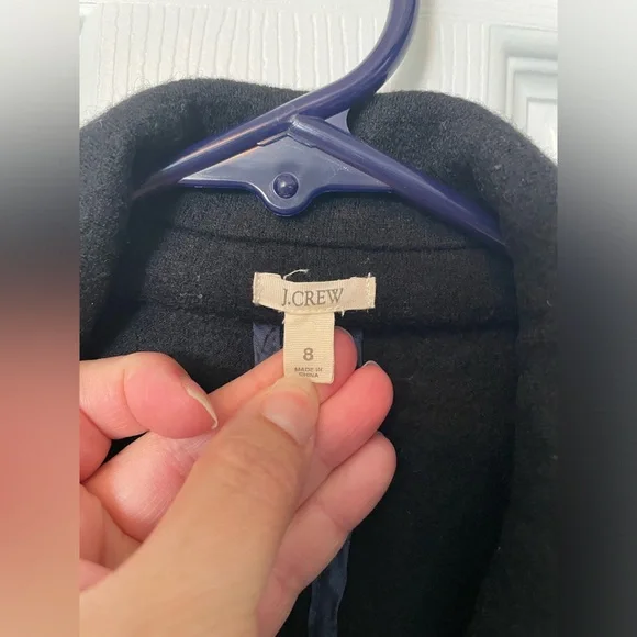 J. Crew Women's Black Double-Breasted Wool Blazer - Picture 3 of 6